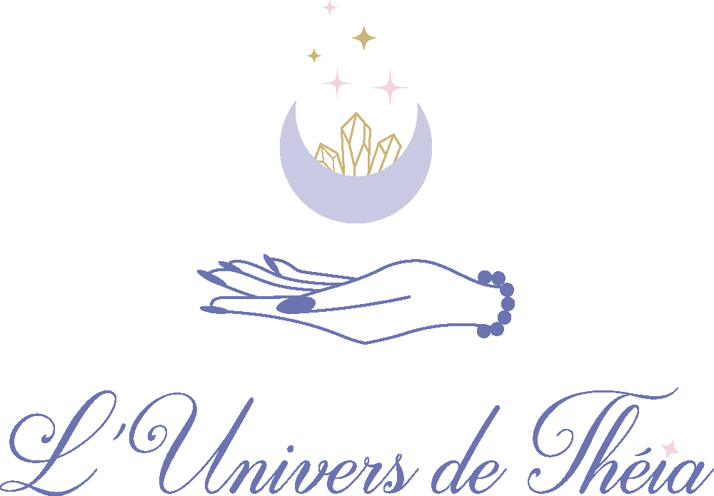 logo principal - l'univers de Théia - Bracelets en pierres naturelles